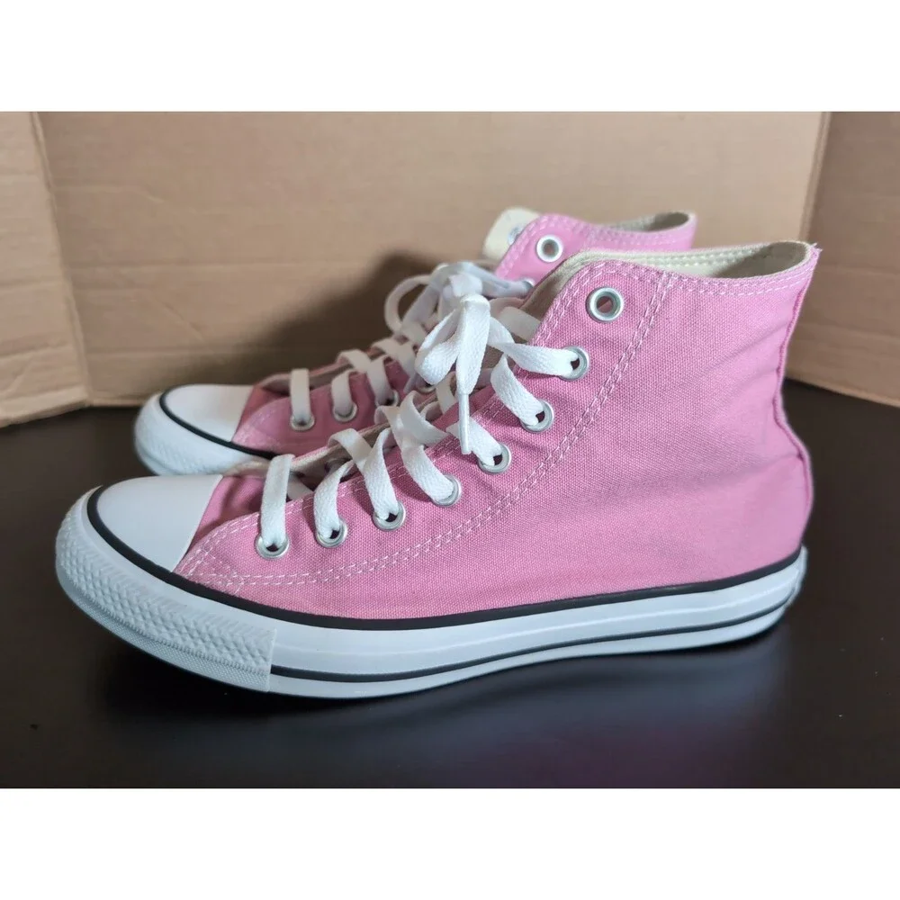CONVERSE CHUCK TAYLOR ALL STAR PINK HIGH TOP CANVAS WOMENS 9/ MENS 7 GUC